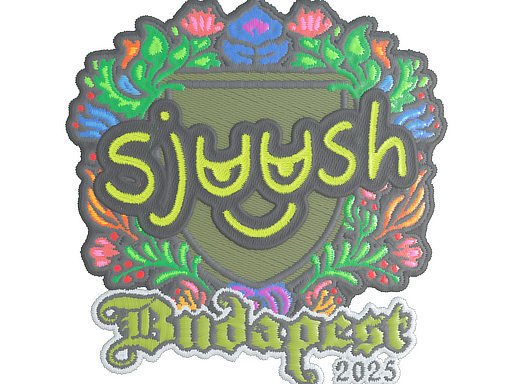 Item Sticker | sjuush (Embroidered) | Budapest 2025