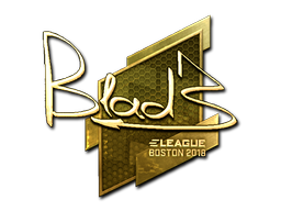 Item Sticker | B1ad3 (Gold) | Boston 2018