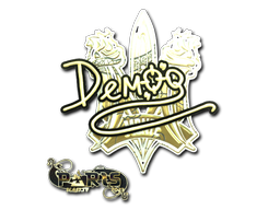 Item Sticker | DemQQ (Gold) | Paris 2023