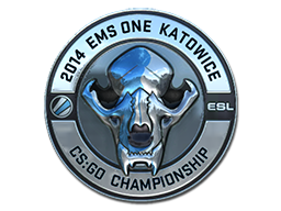 Item Sticker | ESL Skull (Foil) | Katowice 2014