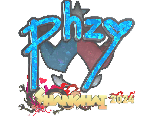 Item Sticker | phzy (Glitter) | Shanghai 2024