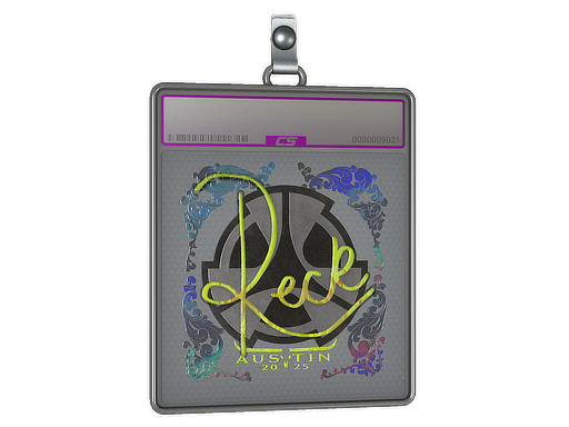 Item Sticker Slab | reck (Holo) | Austin 2025