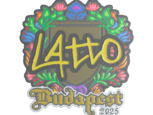 Item Sticker | latto (Embroidered) | Budapest 2025