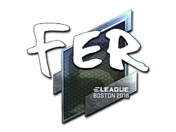 Item Sticker | fer (Foil) | Boston 2018