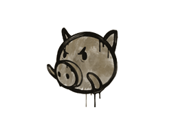 Item Sealed Graffiti | Piggles (Dust Brown)