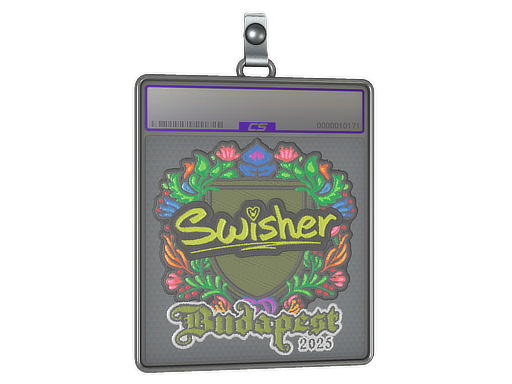 Item Sticker Slab | Swisher (Embroidered) | Budapest 2025
