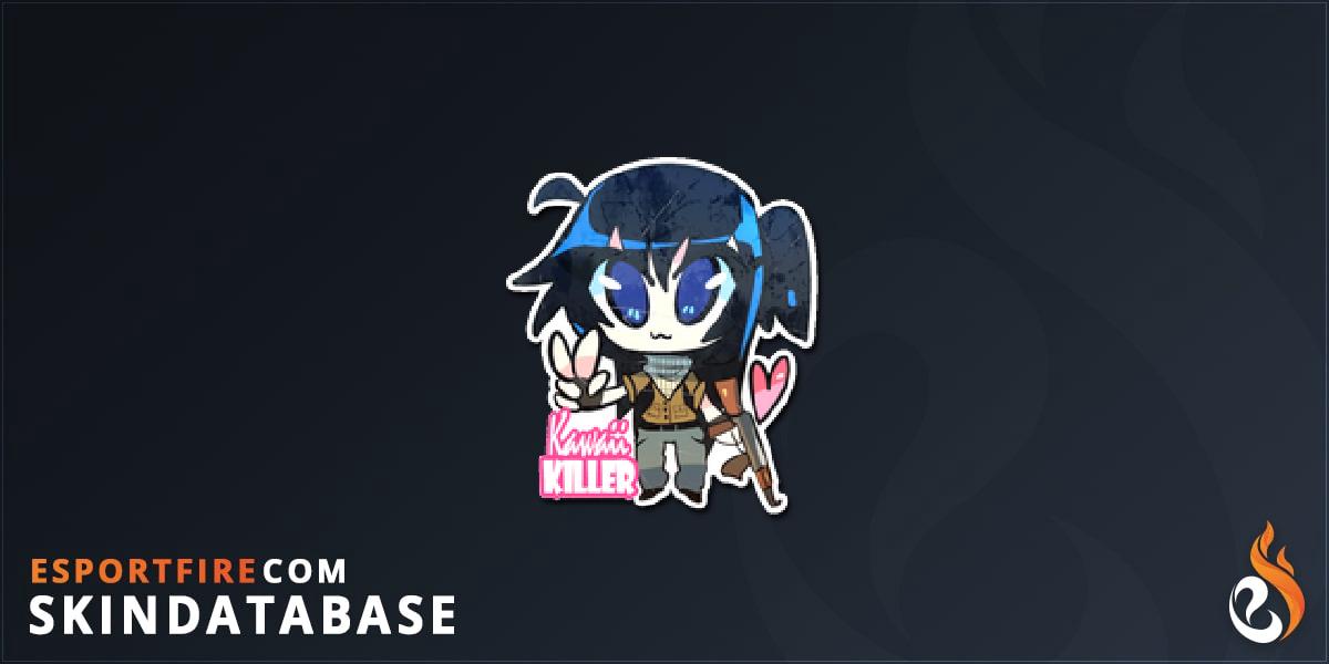 Sticker Kawaii Killer Terrorist