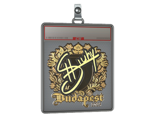 Item Sticker Slab | siuhy (Gold) | Budapest 2025