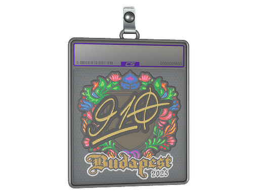 Item Sticker Slab | 910 (Embroidered) | Budapest 2025