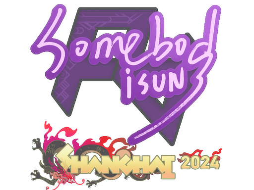 Item Sticker | somebody | Shanghai 2024