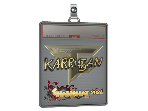 Item Sticker Slab | karrigan (Gold) | Shanghai 2024