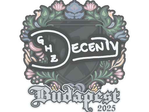 Item Sticker | decenty | Budapest 2025