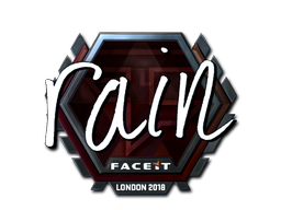 Item Sticker | rain (Foil) | London 2018