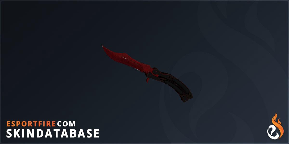 Butterfly Knife Crimson 