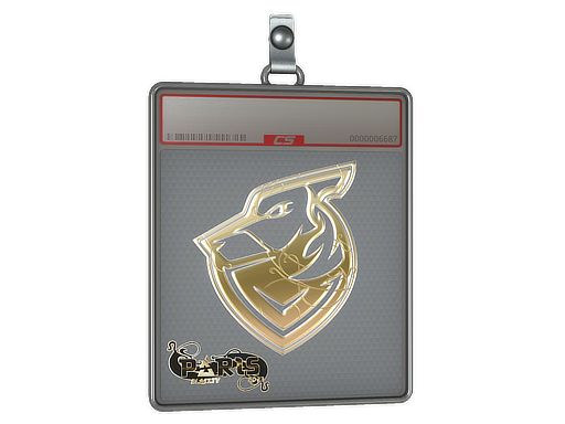 Item Sticker Slab | Grayhound Gaming (Gold) | Paris 2023