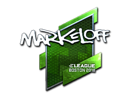 Item Sticker | markeloff (Foil) | Boston 2018