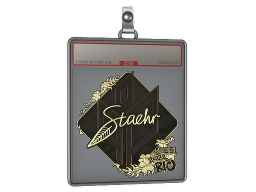Item Sticker Slab | Staehr (Gold) | Rio 2022