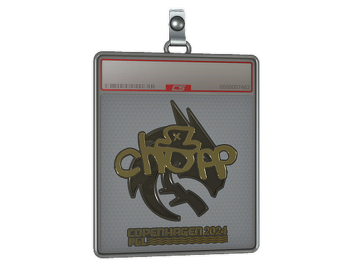 Item Sticker Slab | chopper (Gold) | Copenhagen 2024