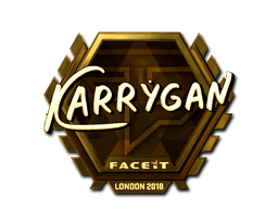 Item Sticker | karrigan (Gold) | London 2018