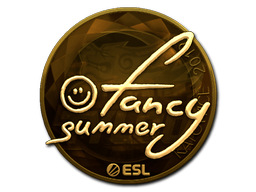 Item Sticker | Summer (Gold) | Katowice 2019