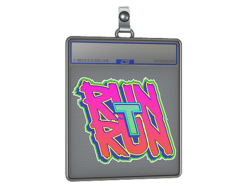 Item Sticker Slab | Run T, Run