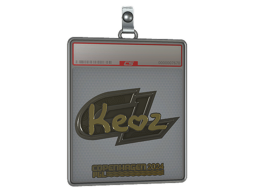 Item Sticker Slab | Keoz (Gold) | Copenhagen 2024