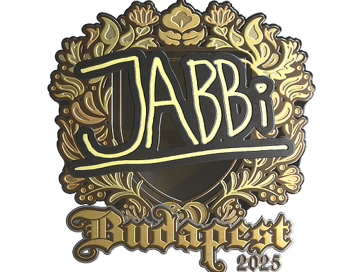 Item Sticker | jabbi (Gold) | Budapest 2025
