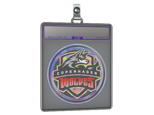 Item Sticker Slab | Copenhagen Wolves (Holo) | Cologne 2014