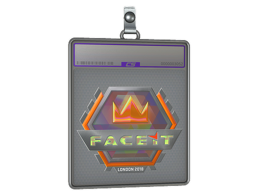 Item Sticker Slab | FACEIT (Holo) | London 2018