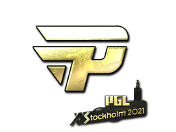 Item Sticker | paiN Gaming (Gold) | Stockholm 2021