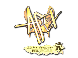 Item Sticker | apEX (Holo) | Antwerp 2022