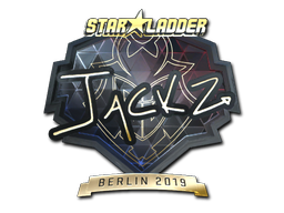 Item Sticker | JaCkz (Gold) | Berlin 2019
