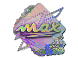 Item Sticker | max (Holo) | Rio 2022