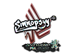 Item Sticker | sinnopsyy (Glitter) | Antwerp 2022