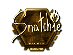 Item Sticker | snatchie (Gold) | London 2018
