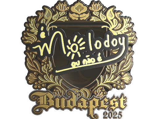 Item Sticker | molodoy (Gold) | Budapest 2025