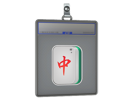 Item Sticker Slab | Mahjong Zhong