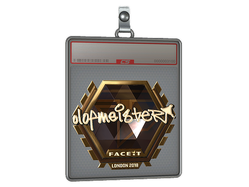 Item Sticker Slab | olofmeister (Gold) | London 2018