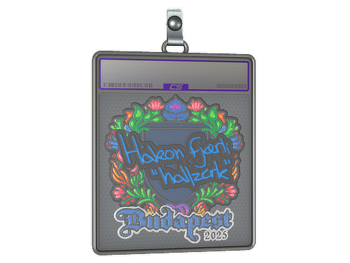 Item Sticker Slab | hallzerk (Embroidered) | Budapest 2025