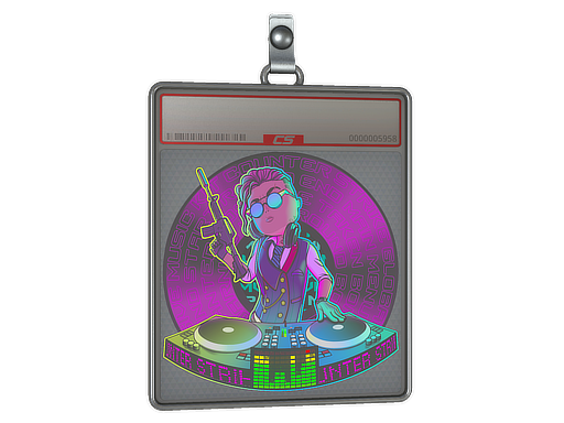 Item Sticker Slab | DJ Safecracker (Lenticular)