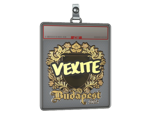Item Sticker Slab | vexite (Gold) | Budapest 2025