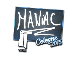 Item Sticker | Maniac | Cologne 2015