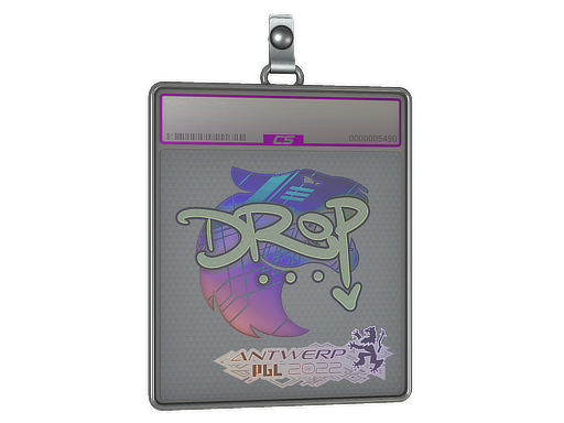 Item Sticker Slab | drop (Holo) | Antwerp 2022