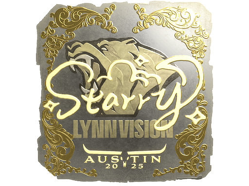 Item Sticker | Starry (Gold) | Austin 2025