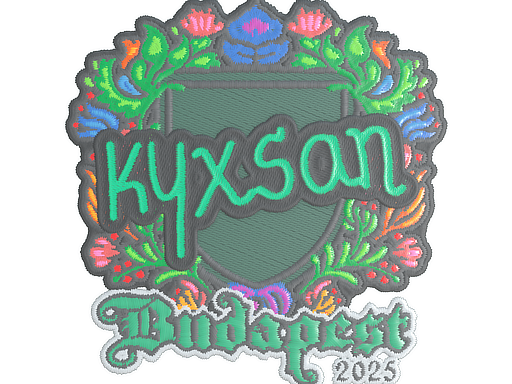 Item Sticker | kyxsan (Embroidered) | Budapest 2025
