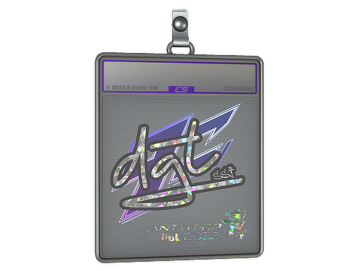 Item Sticker Slab | dgt (Glitter) | Antwerp 2022