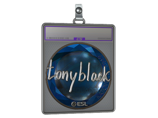 Item Sticker Slab | tonyblack (Foil) | Katowice 2019