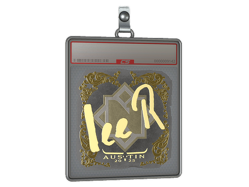 Item Sticker Slab | 1eeR (Gold) | Austin 2025