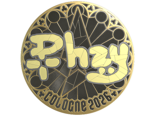 Item Sticker | phzy (Gold) | Cologne 2026