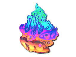 Cosmetic Sticker | Liquid Fire (Holo) of Craft